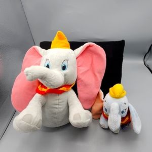 Disney Circus Dumbo The Elephant 7" And 12" Plush. Just Play And  Kohls Care